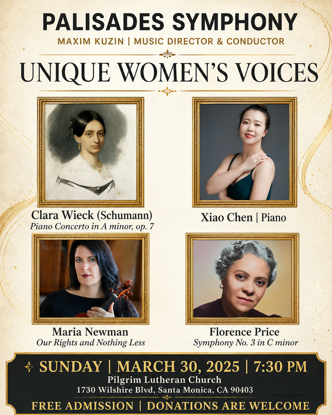Unique Women's Voices · Palisades Symphony