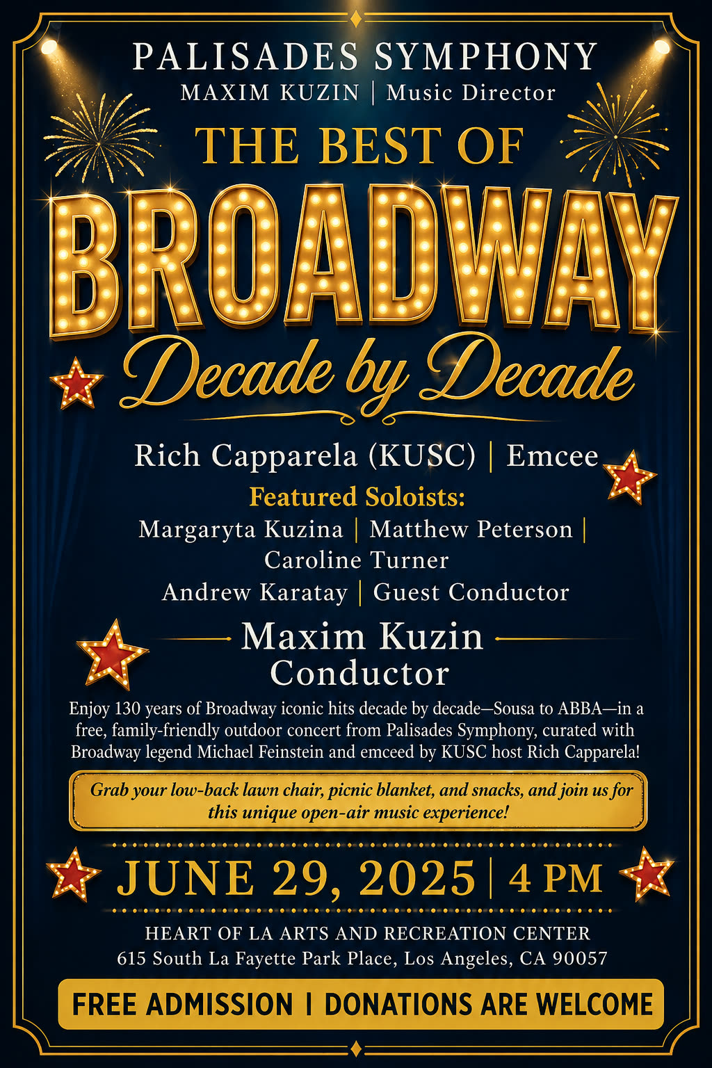 The Best of Broadway: Decade by Decade · Palisades Symphony