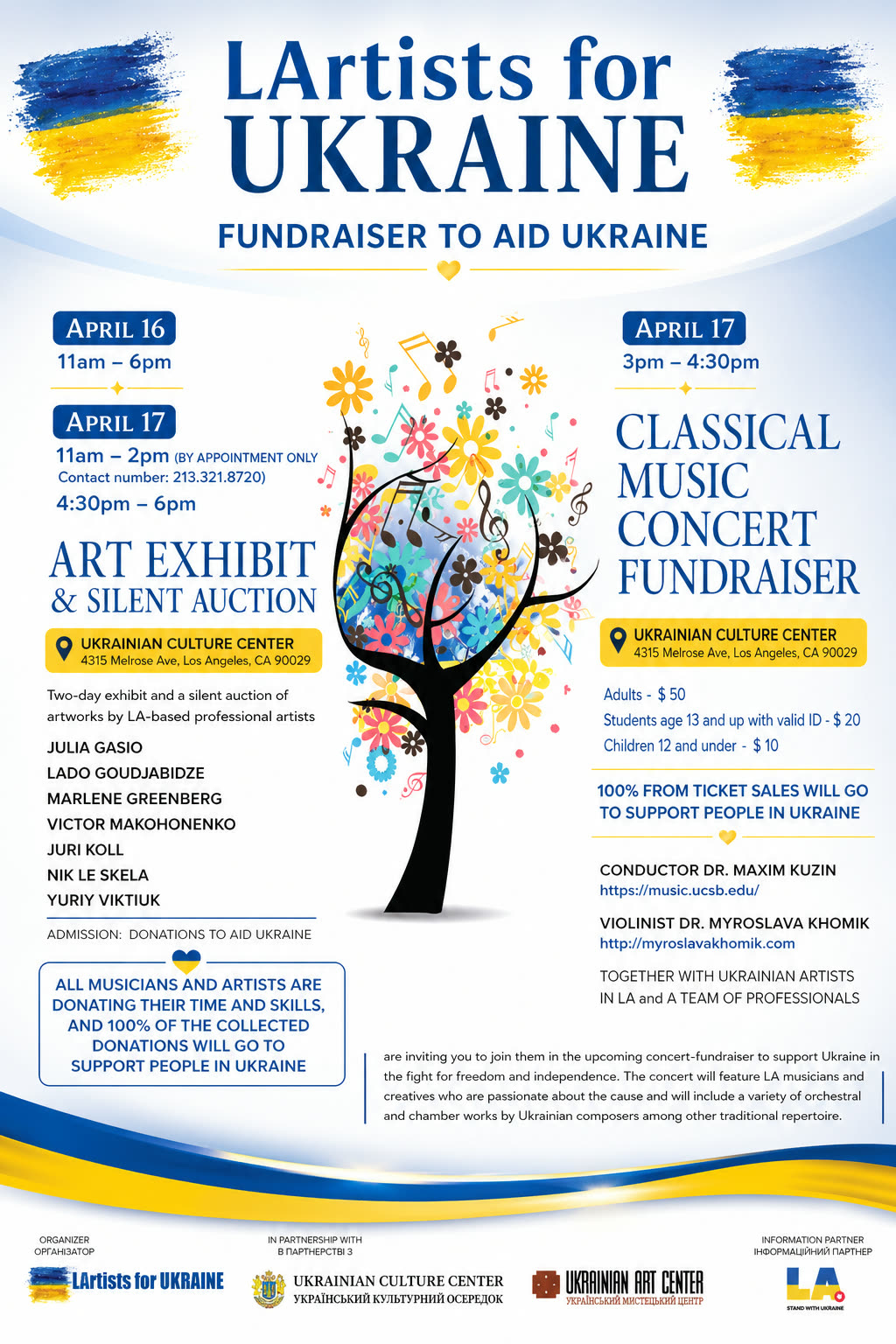 LArtists for Ukraine — Fundraiser to Aid Ukraine